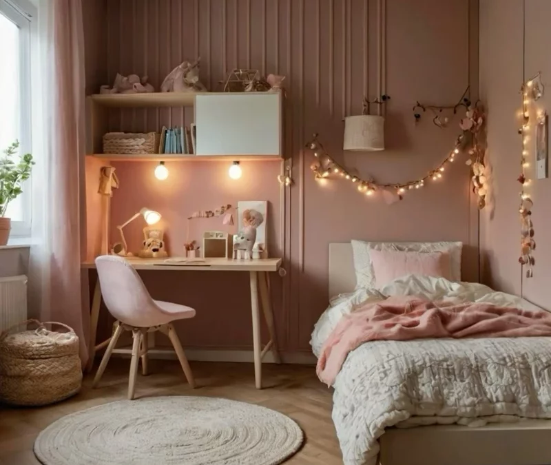 Chambre d’ado fille moderne et cocooning : astuces pour créer une atmosphère douce et agréable !