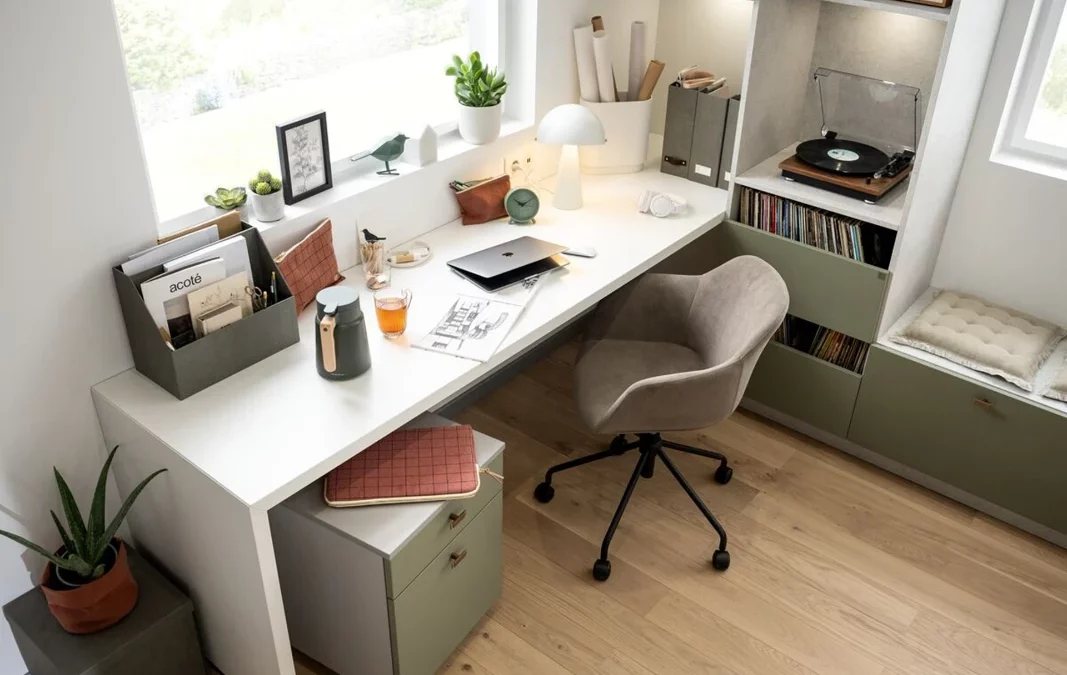 Aménager un coin bureau dans le salon : nos 6 astuces  déco