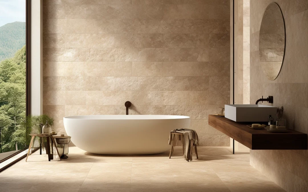 Salle de bain en travertin : tout savoir pour réussir votre projet