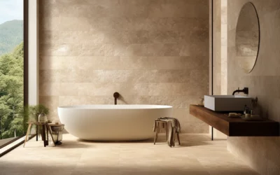 Salle de bain en travertin : tout savoir pour réussir votre projet