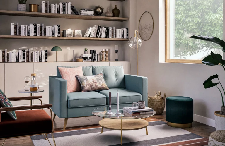 Petit salon : 7 astuces d&rsquo;architectes pour gagner de la place